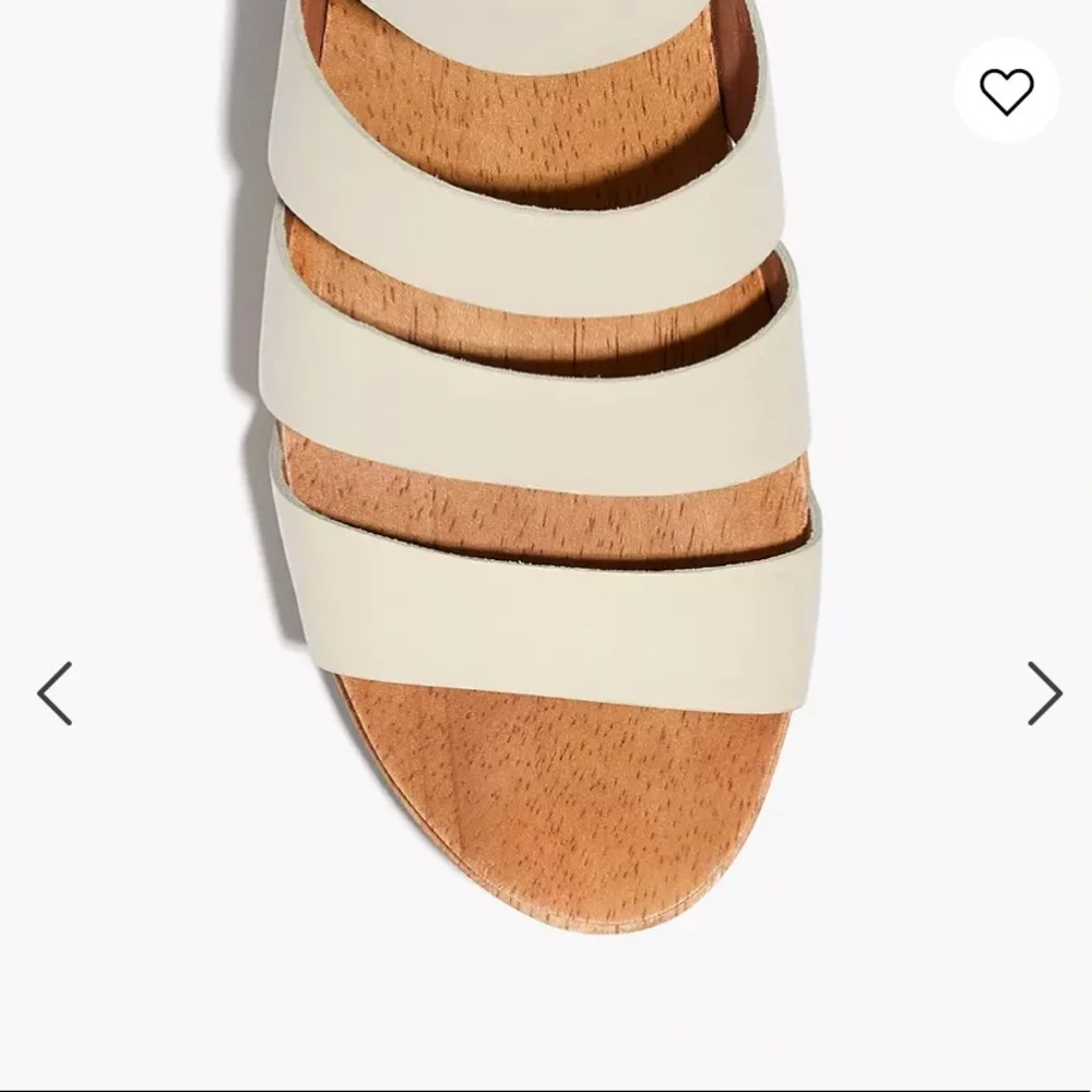 NWT Madewell The Sigrid Strappy Clog Sandal - Genuine Leather - Size 8.5